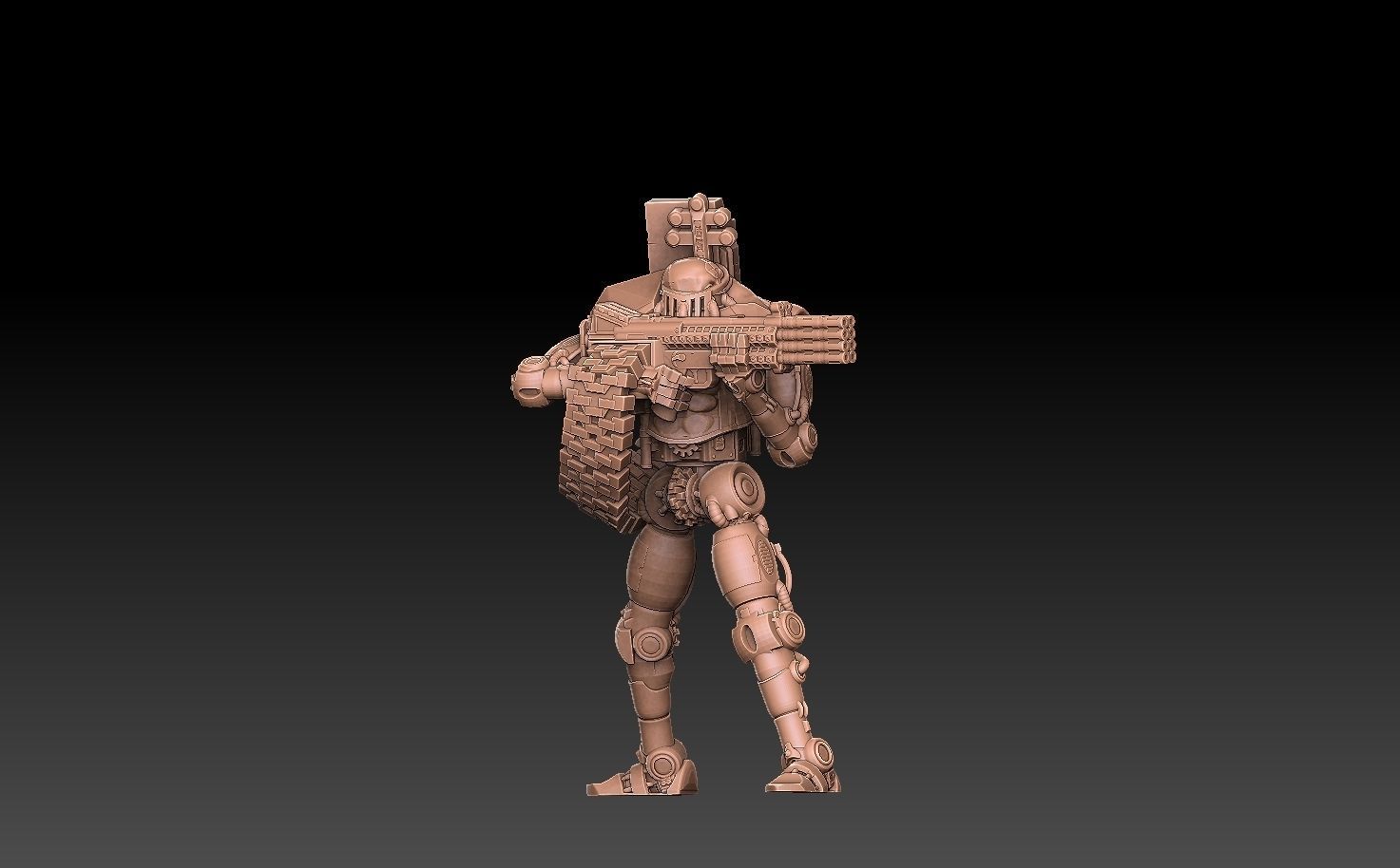 Android Infantry 3D print model_14