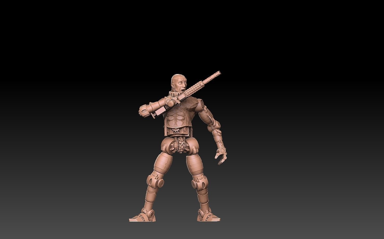 Android Infantry 3D print model_9