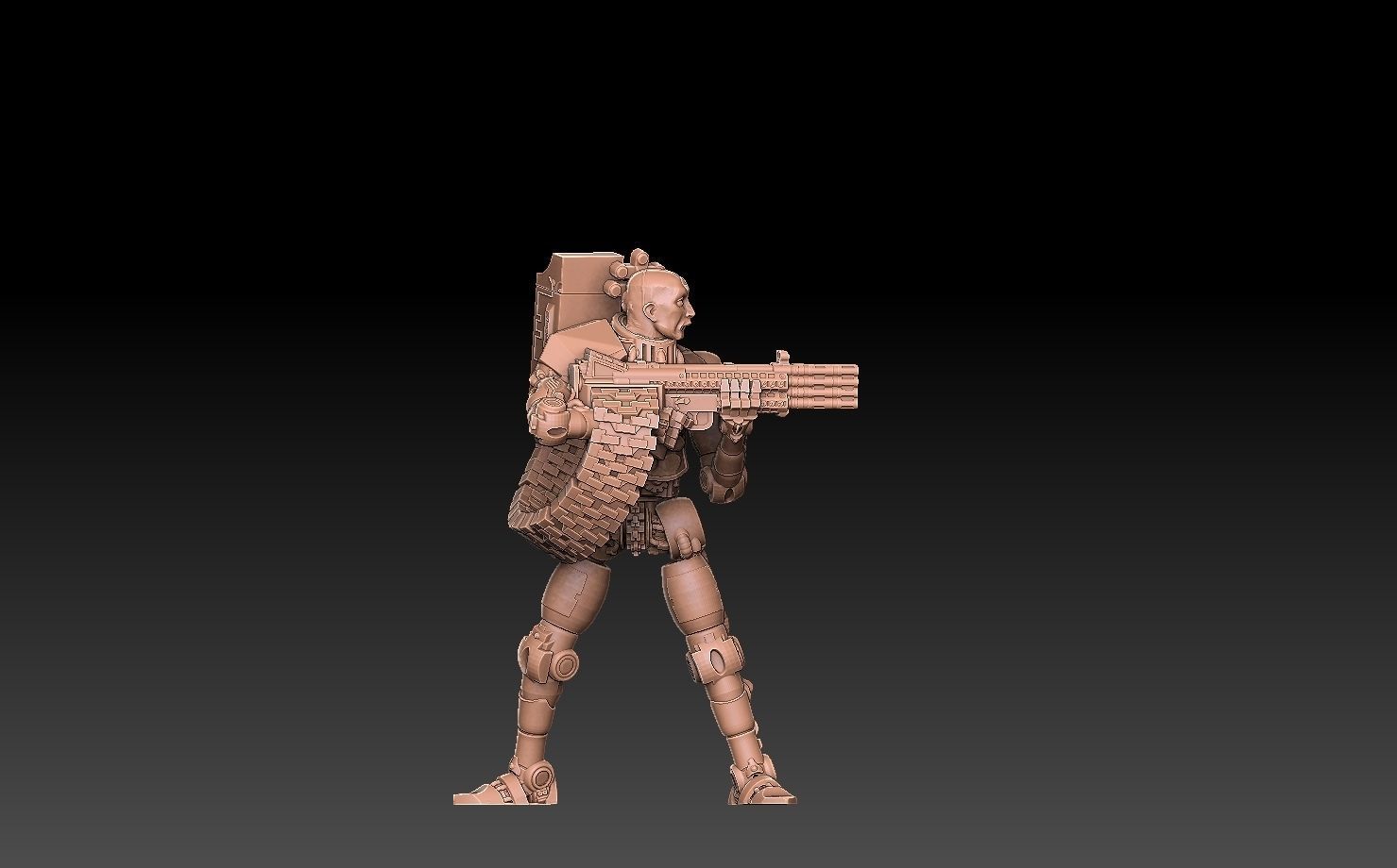 Android Infantry 3D print model_8