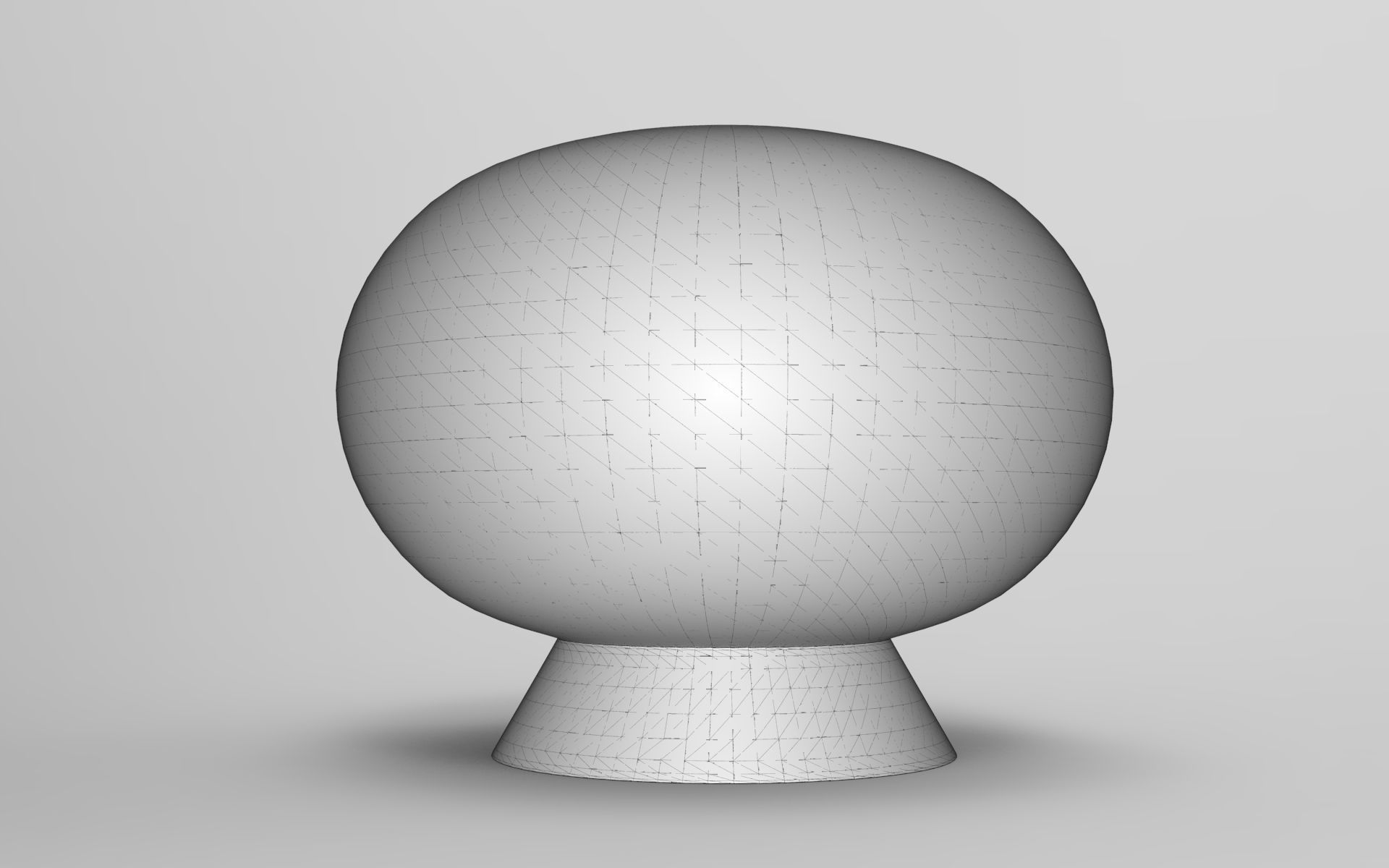 Sphe Vase Low-poly 3D model_6