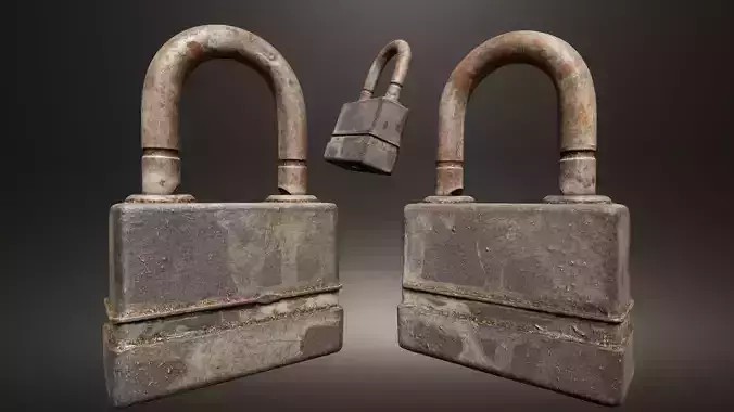 Old metal Lock