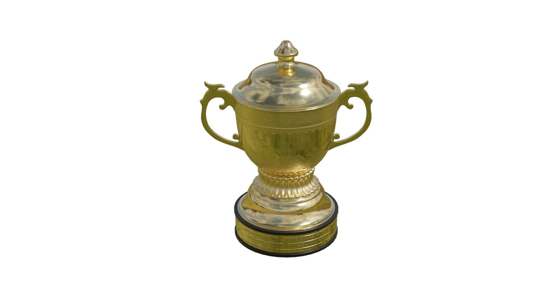 IPL Trophy Low-poly 3D model_3