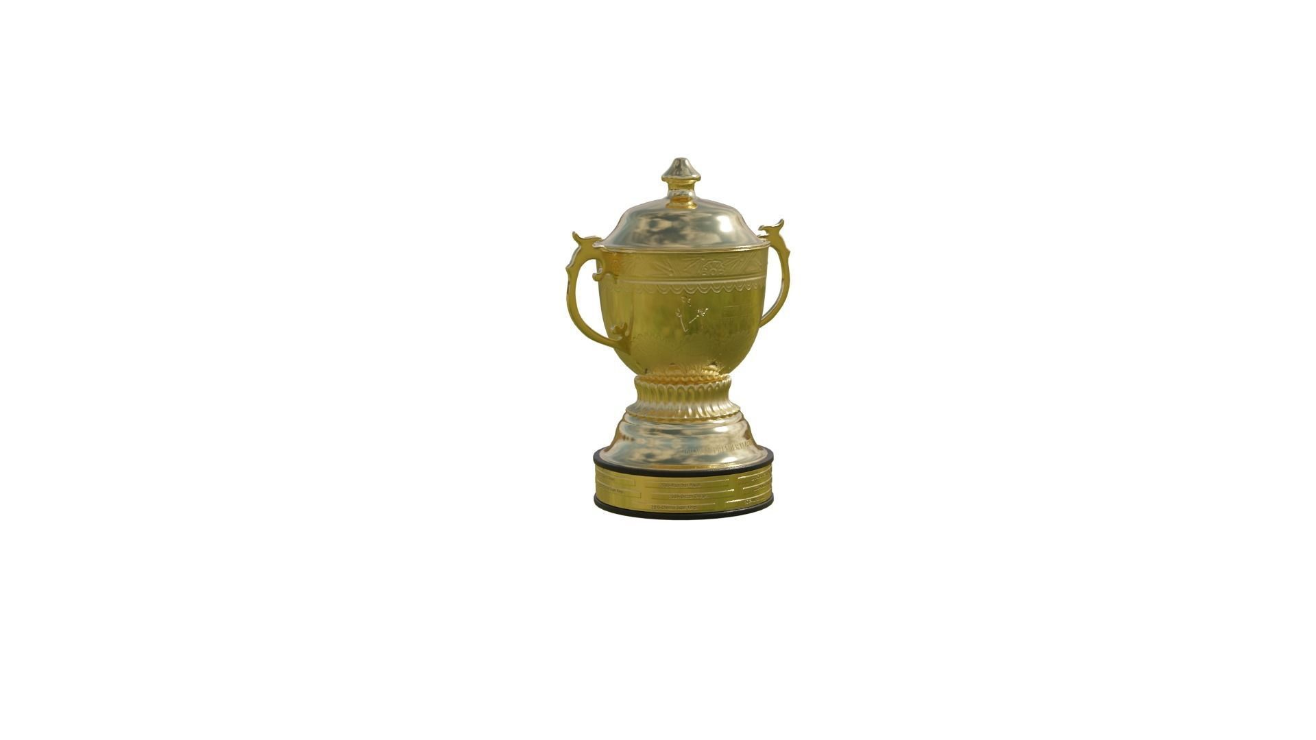 IPL Trophy Low-poly 3D model_2