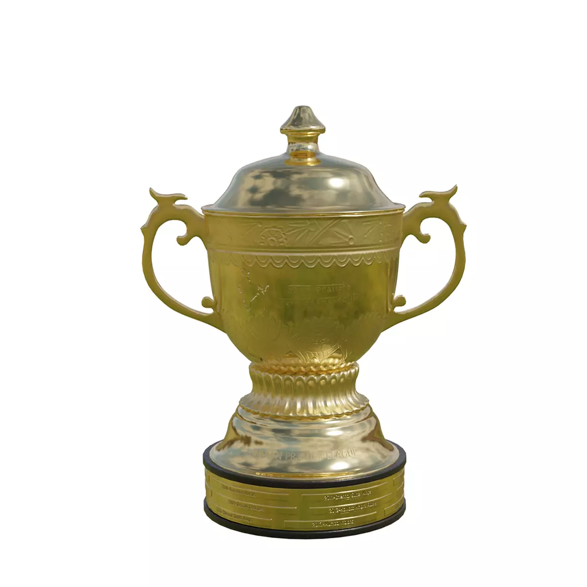 IPL Trophy Low-poly 3D model_0