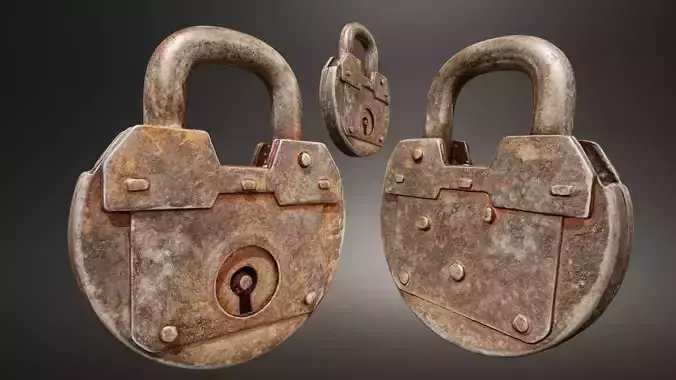 Old metal Lock