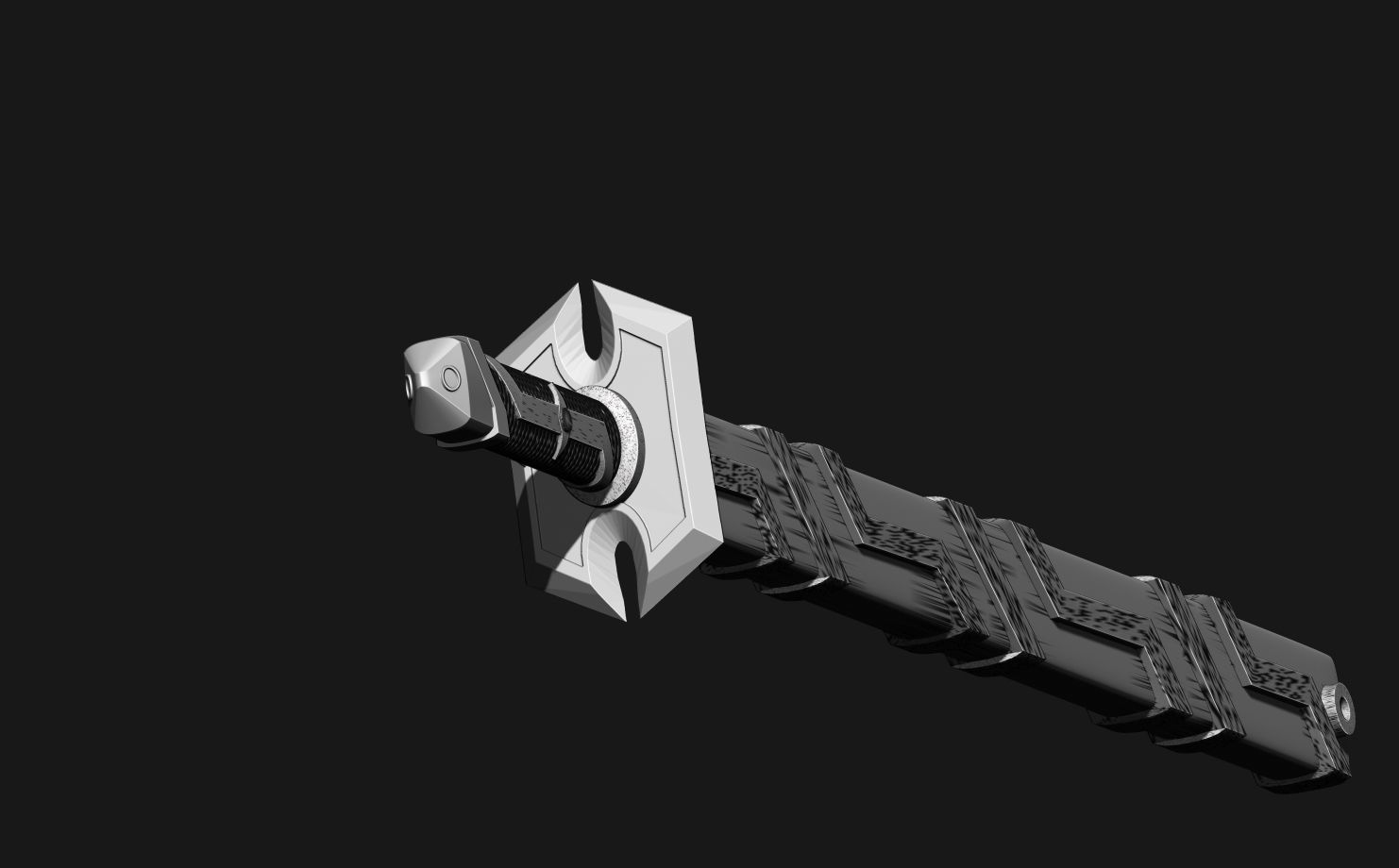 tycoon bujin sword  3D print model_3