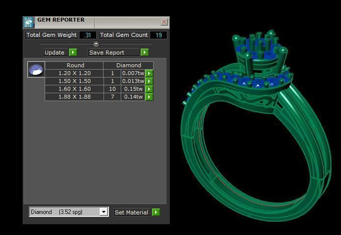 beautifull ring for daimonds 3D print model_15