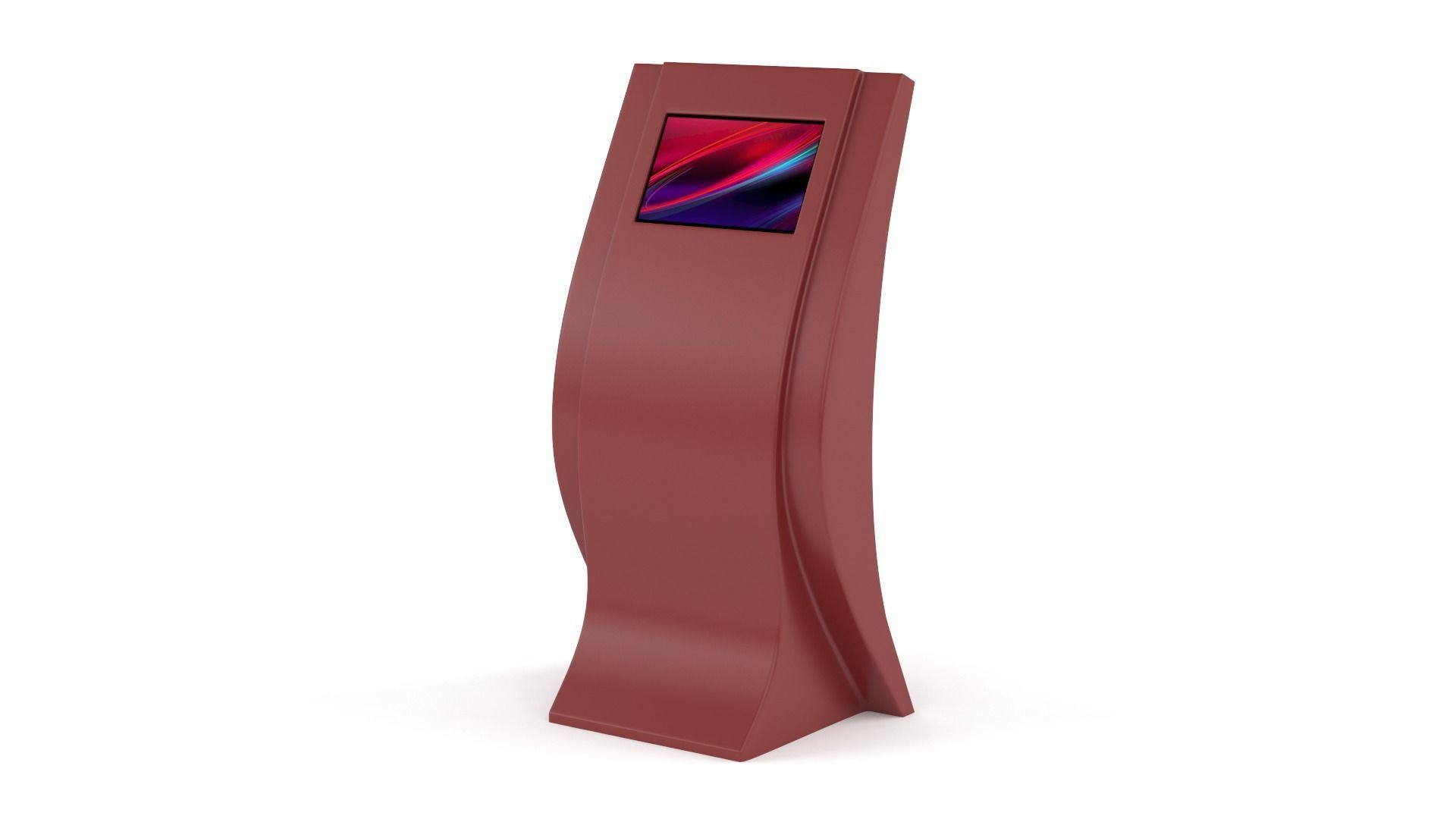 Electronic Kiosk 3D model_2