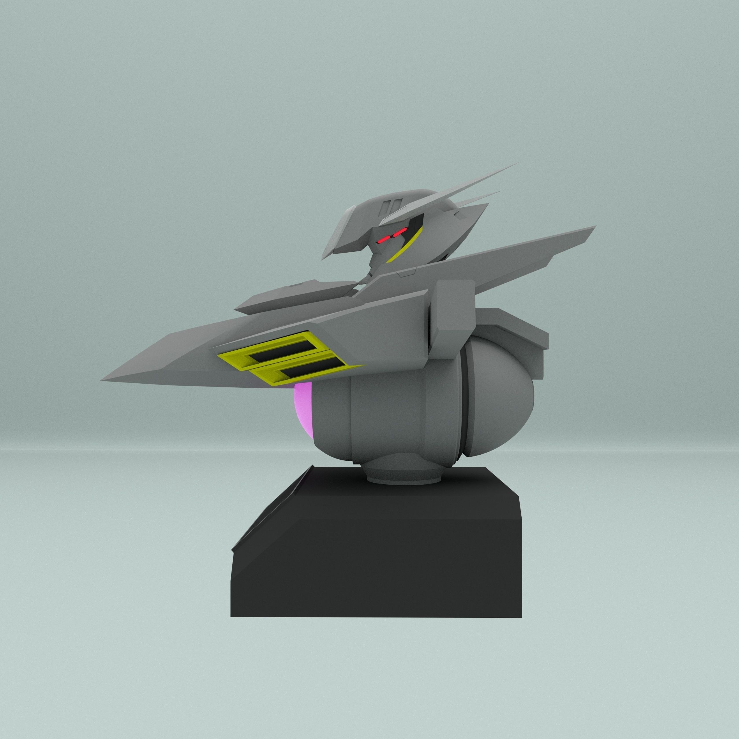  GNW-20000 Arche Head 3D print model 3D print model_6