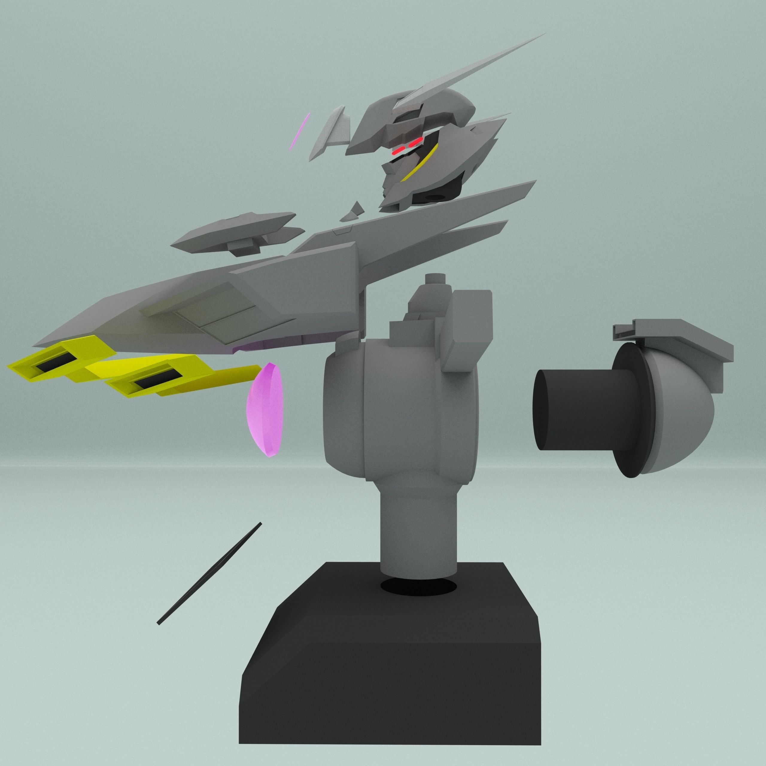  GNW-20000 Arche Head 3D print model 3D print model_3