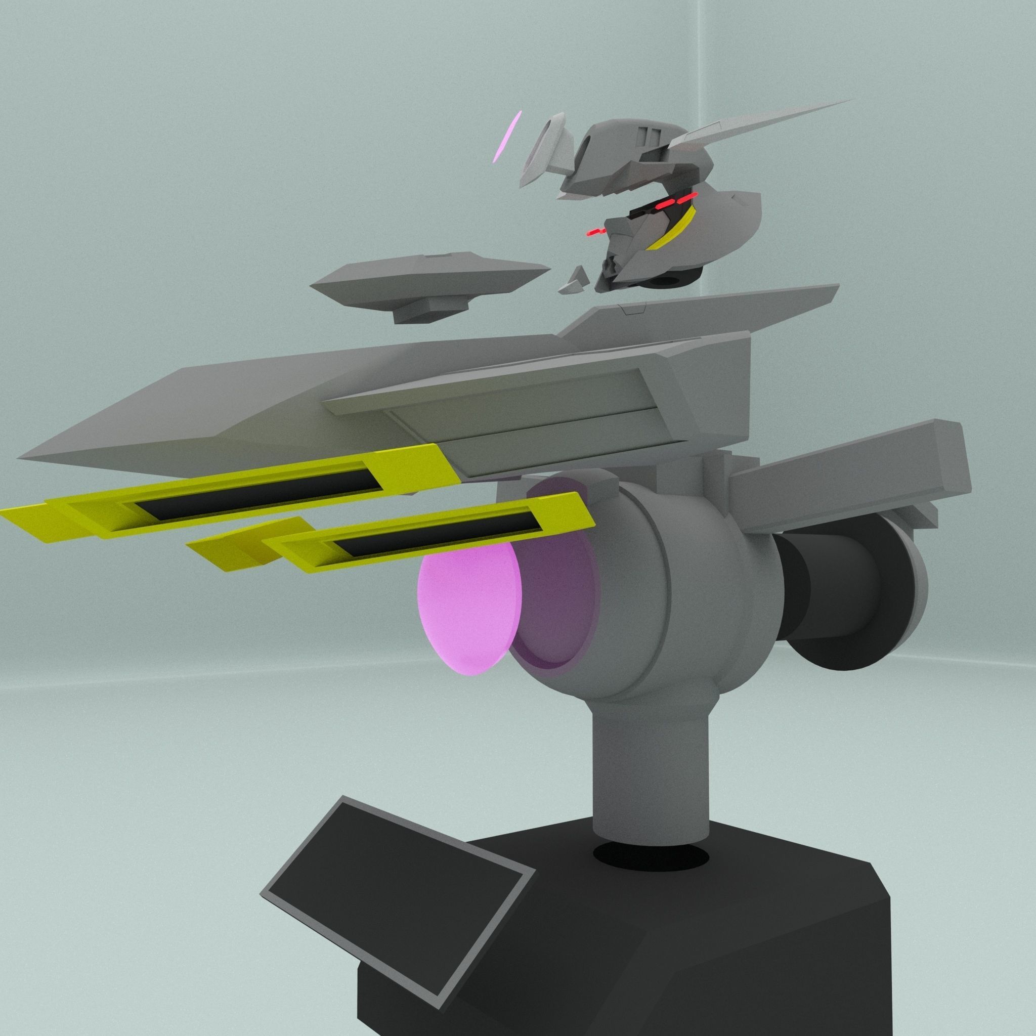  GNW-20000 Arche Head 3D print model 3D print model_2