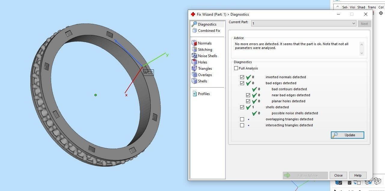 Crown ring 20mm 3D print model_12