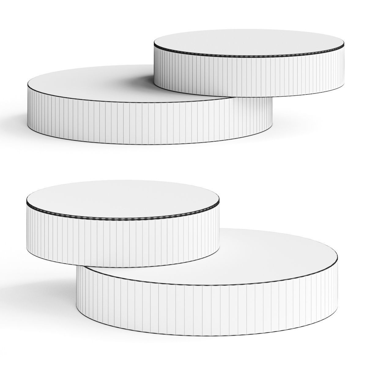 Urban Mood Charlie Modern Coffee Table 3D model_1