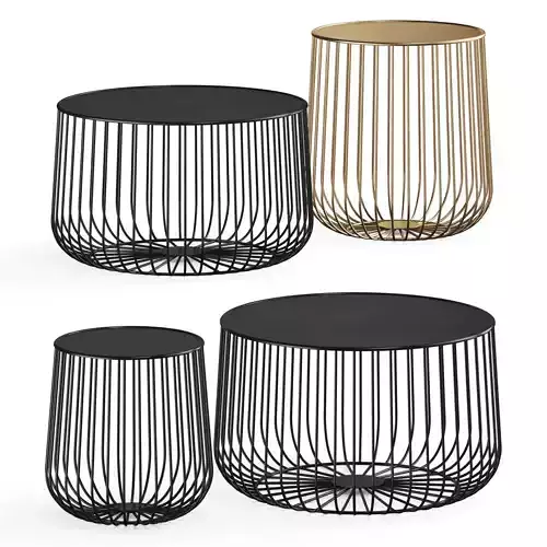 Urban Mood Folk Wireframe Coffee Side Table