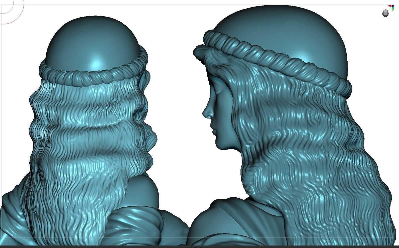 Woman Sculpture AI 3D print model_6