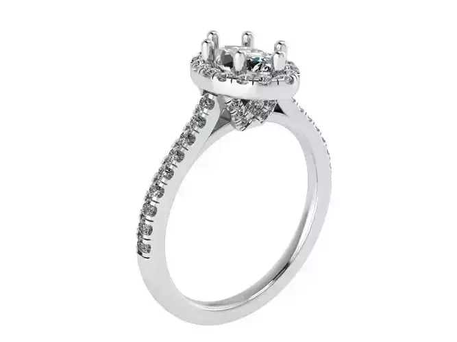 Marquise Halo Ring 4017