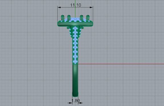Marquise Halo Ring 4017 3D print model_7