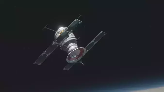 Nasa Satellite - Realistic 3D model of a satellite