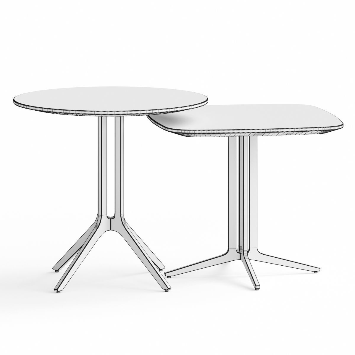 Praddy Flamingo Coffee Tables 3D model_1