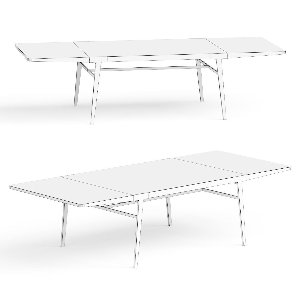 Turri Domus Dining Table 3D model_1