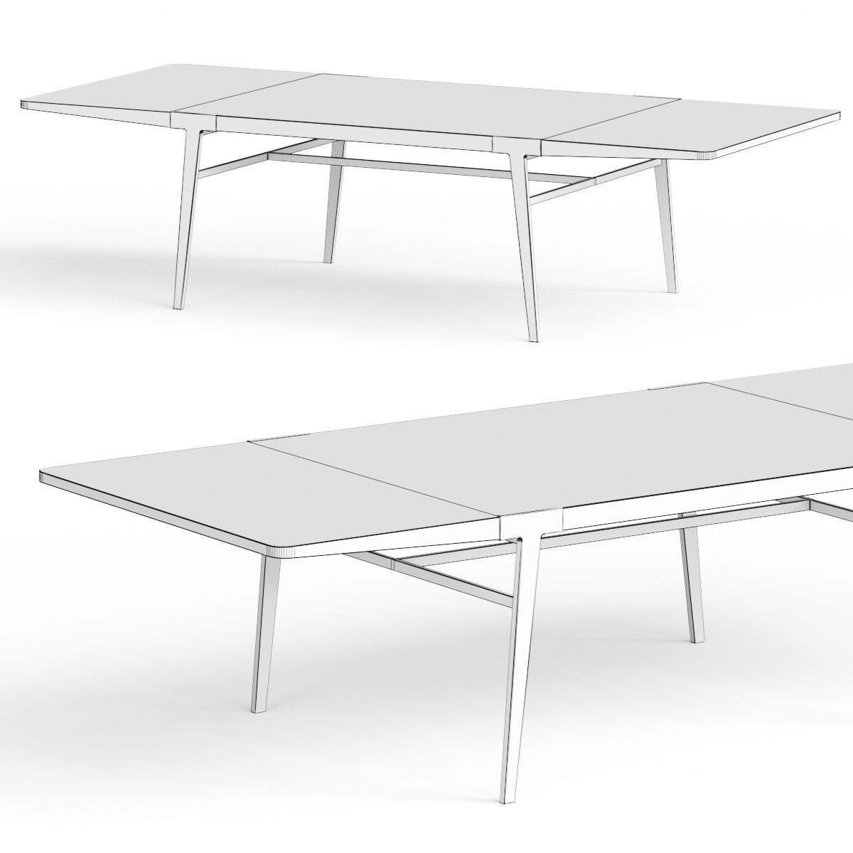 Turri Domus Dining Table 3D model_2