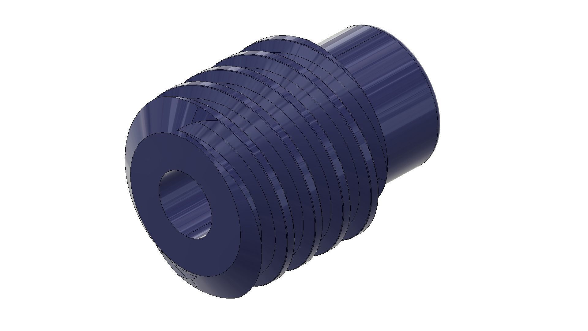 worm-helical gear arrangement 3D print model_3