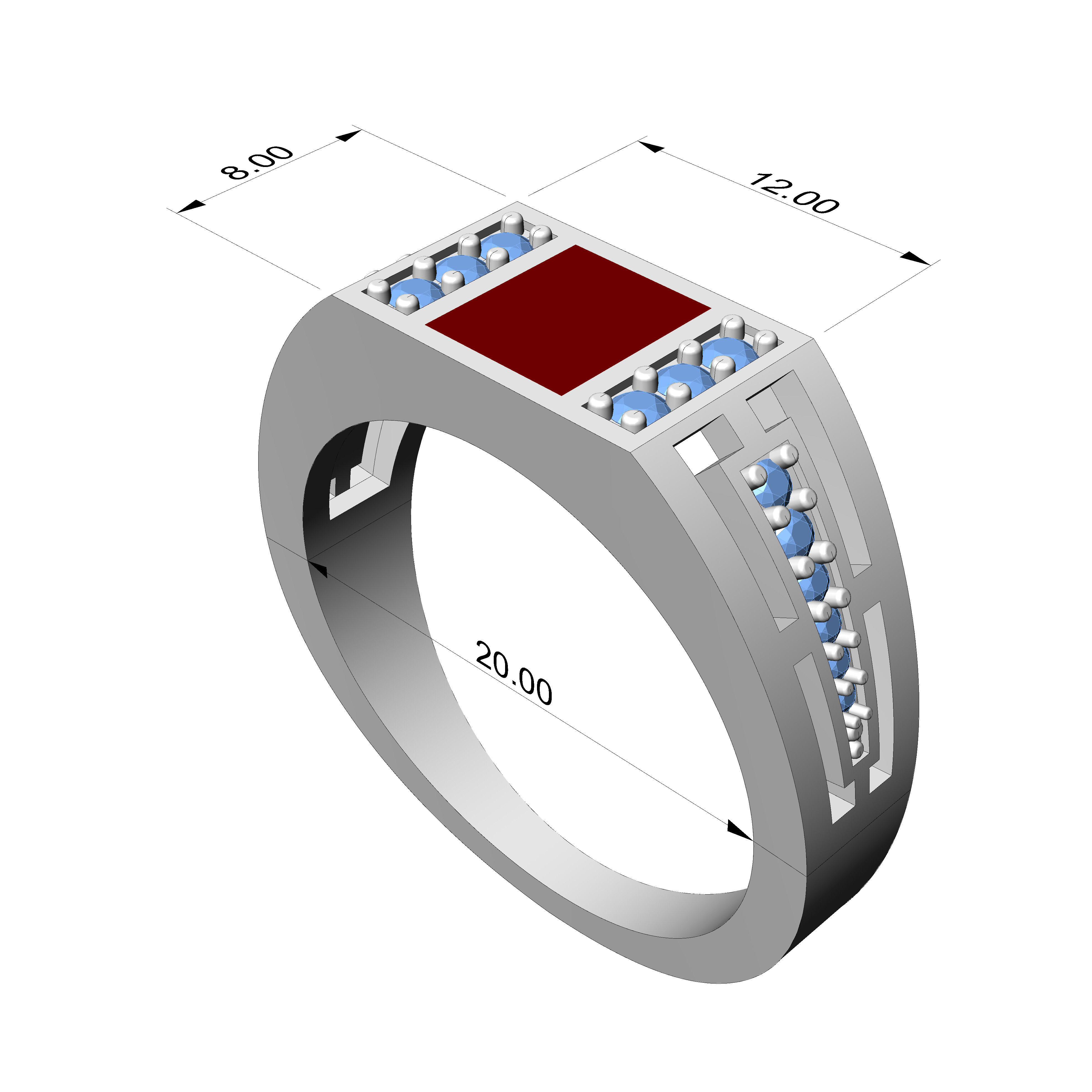 ring 0455 3D print model_7
