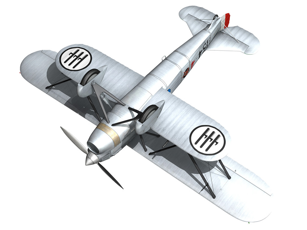 Fiat CR 32 - Italy Airforce - 154 Squadriglia 3D model_18