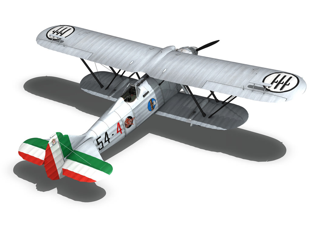 Fiat CR 32 - Italy Airforce - 154 Squadriglia 3D model_15