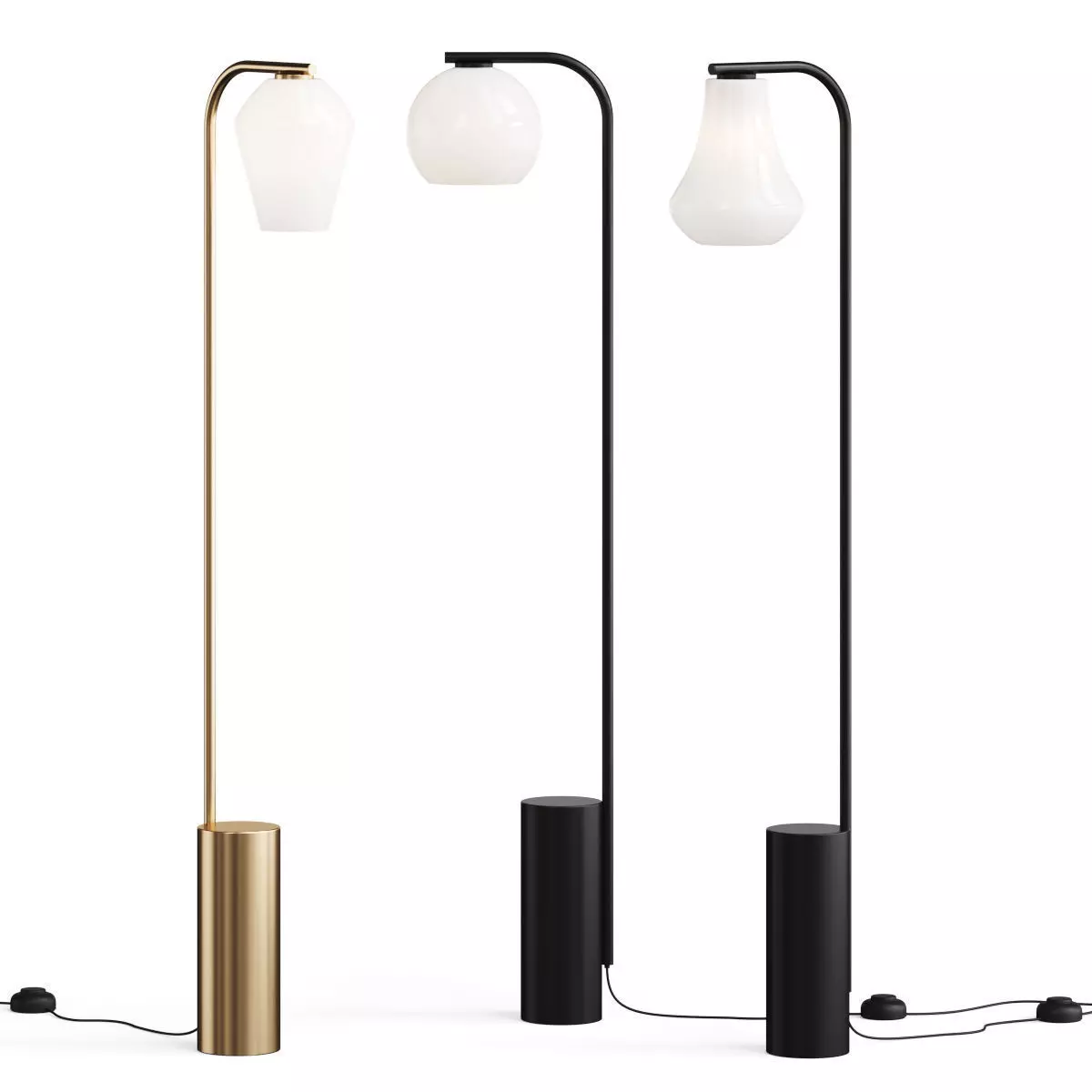 Crate and Barrel Arren Floor Lamp 3D model_0