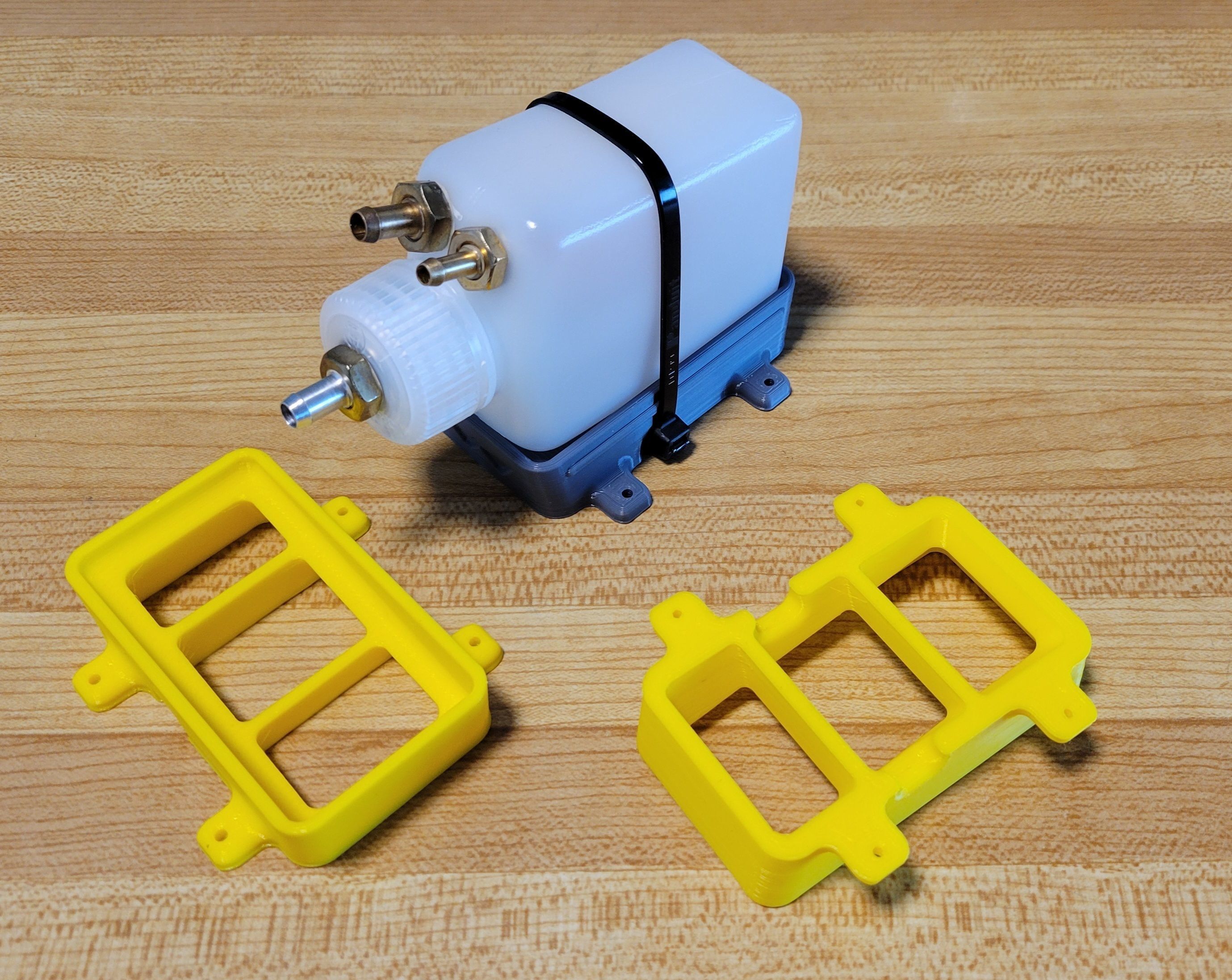 RC jet - UAT cradle mount 3D print model_1