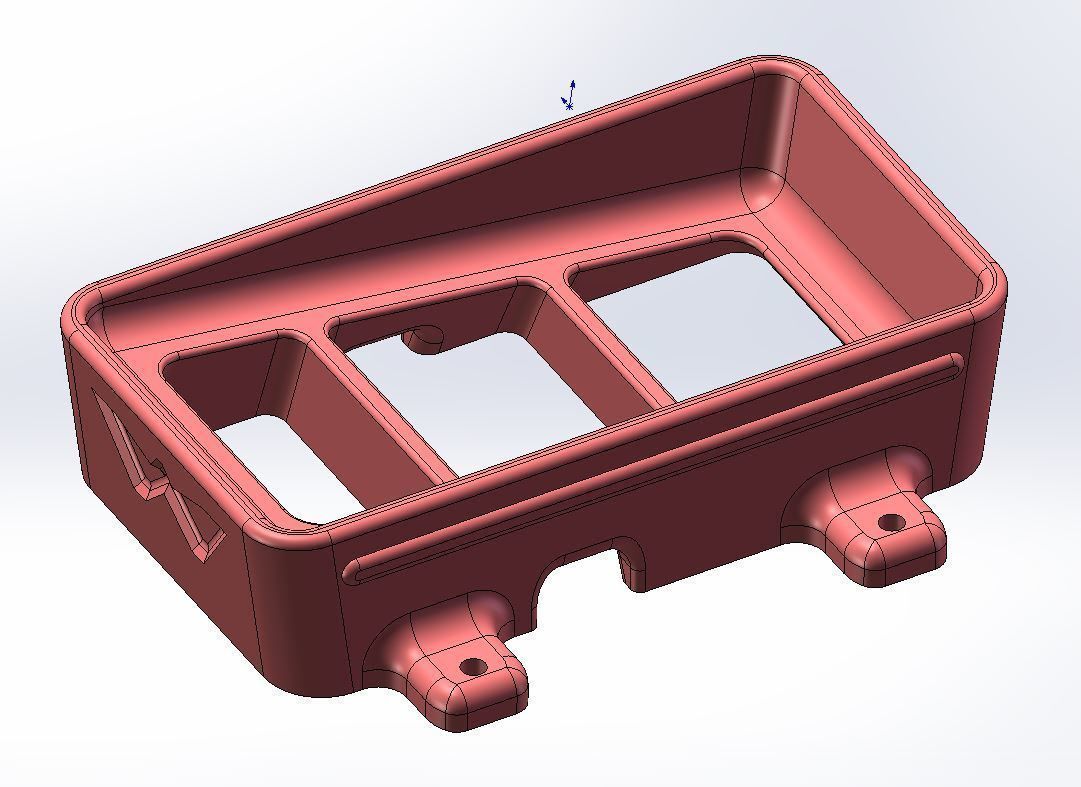 RC jet - UAT cradle mount 3D print model_5