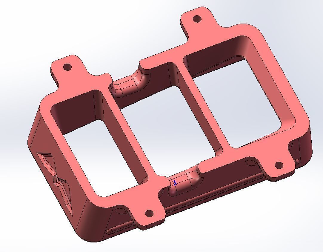 RC jet - UAT cradle mount 3D print model_4