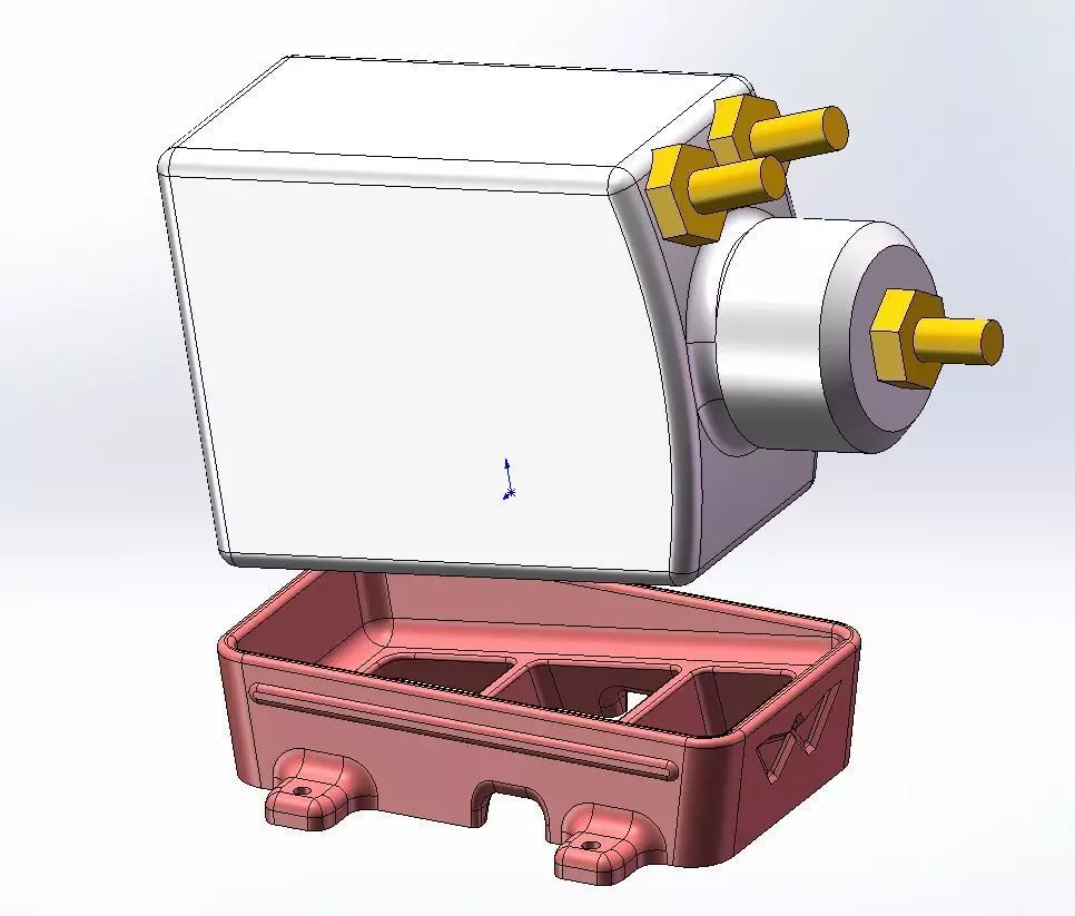 RC jet - UAT cradle mount 3D print model_0