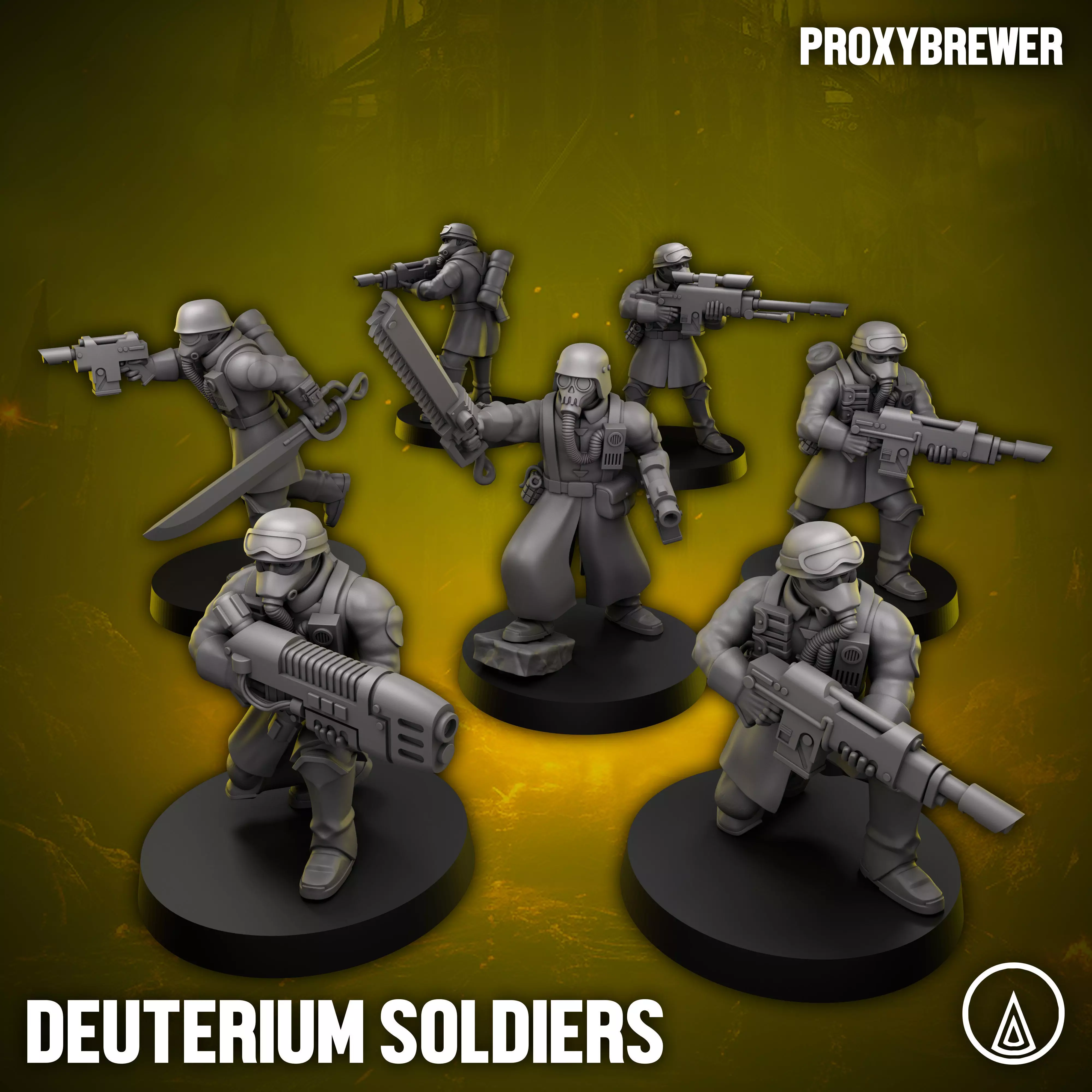 Deuterium Soldiers 3D print model_0