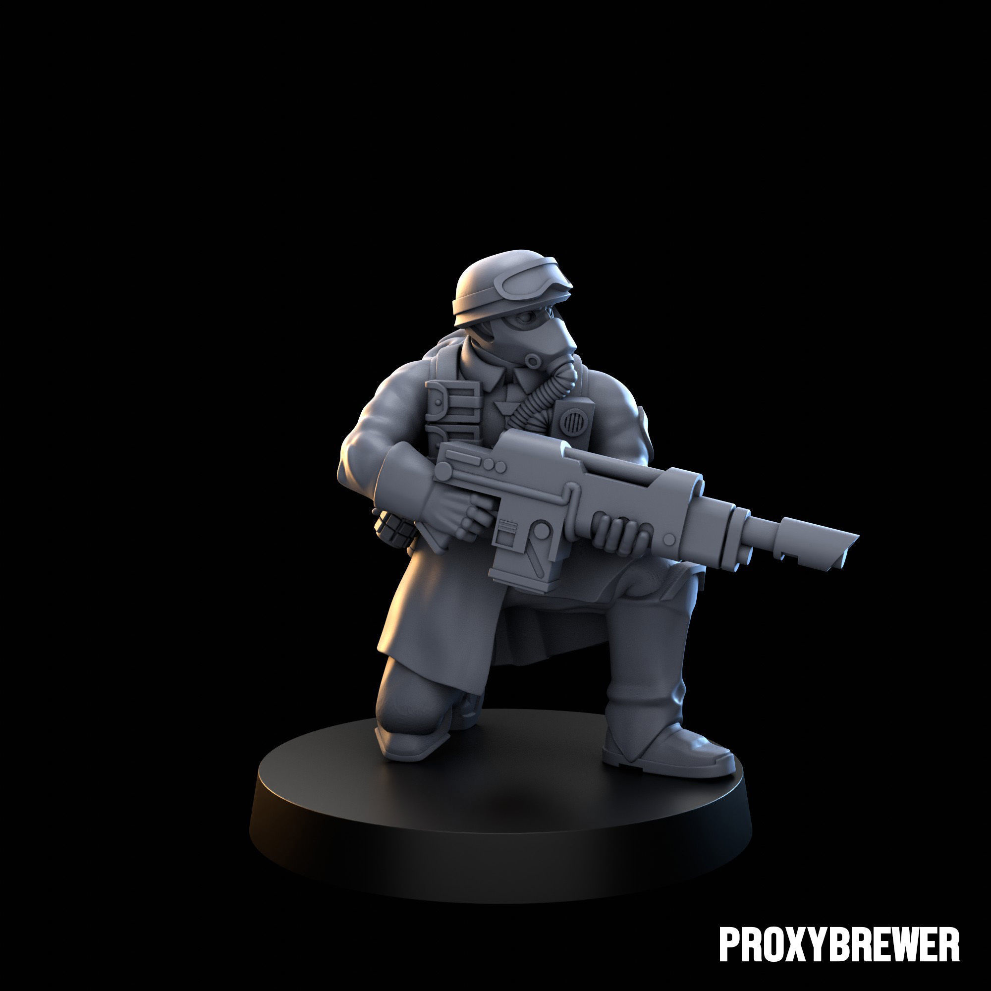 Deuterium Soldiers 3D print model_2