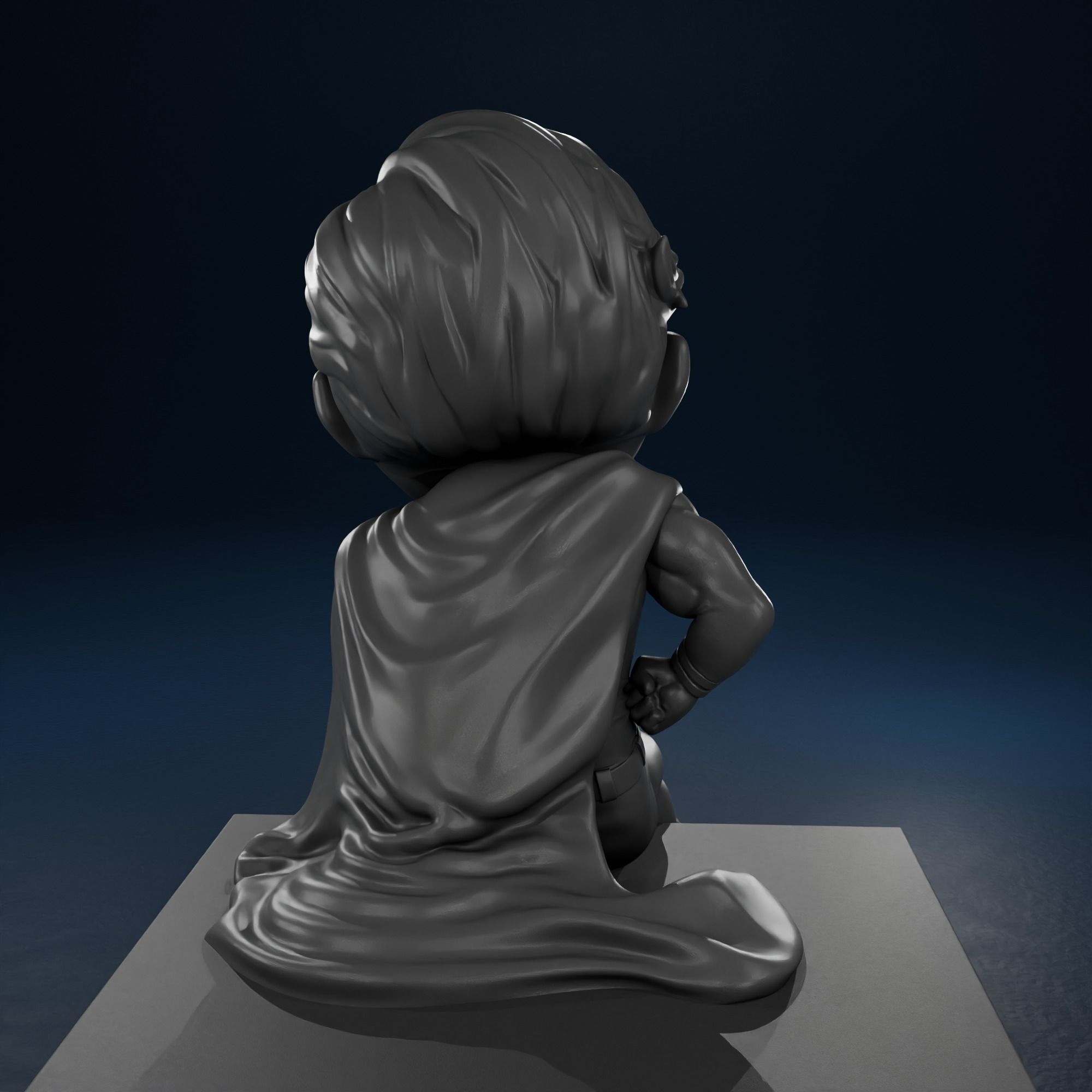 Chibi Superman 3D print model_8