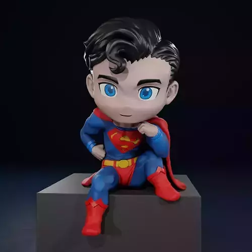 Chibi Superman 3D print model
