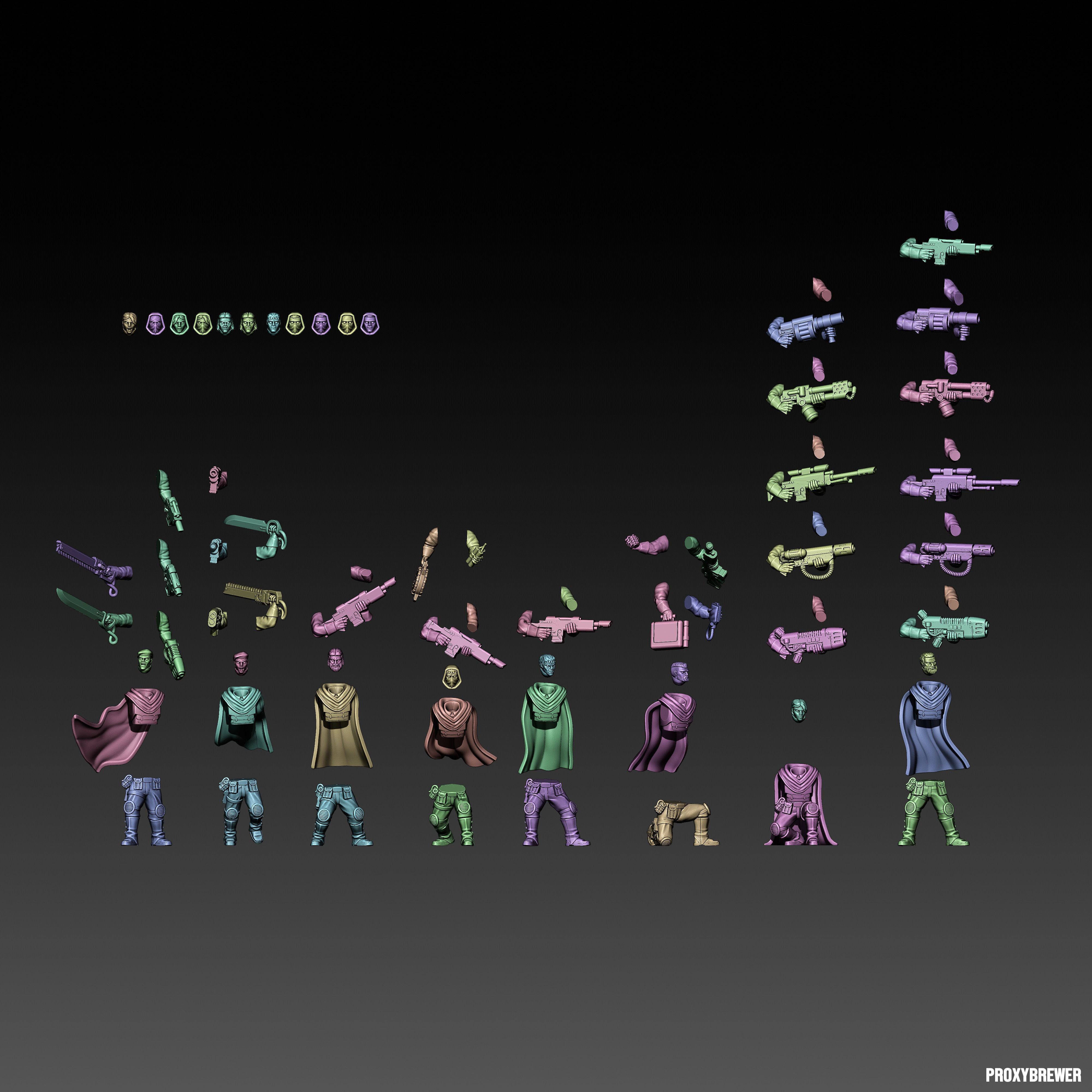 Infiltrators 3D print model_16