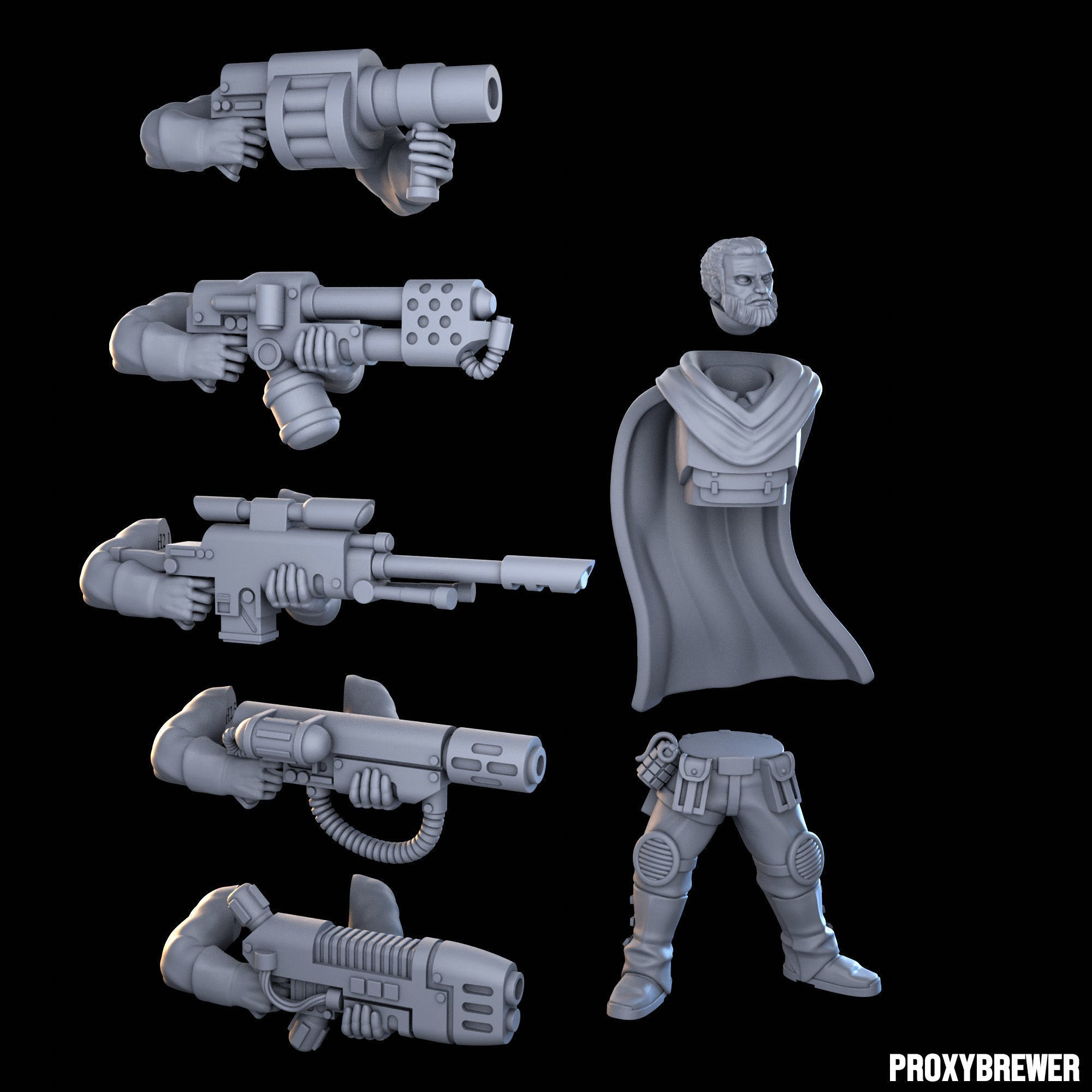 Infiltrators 3D print model_7