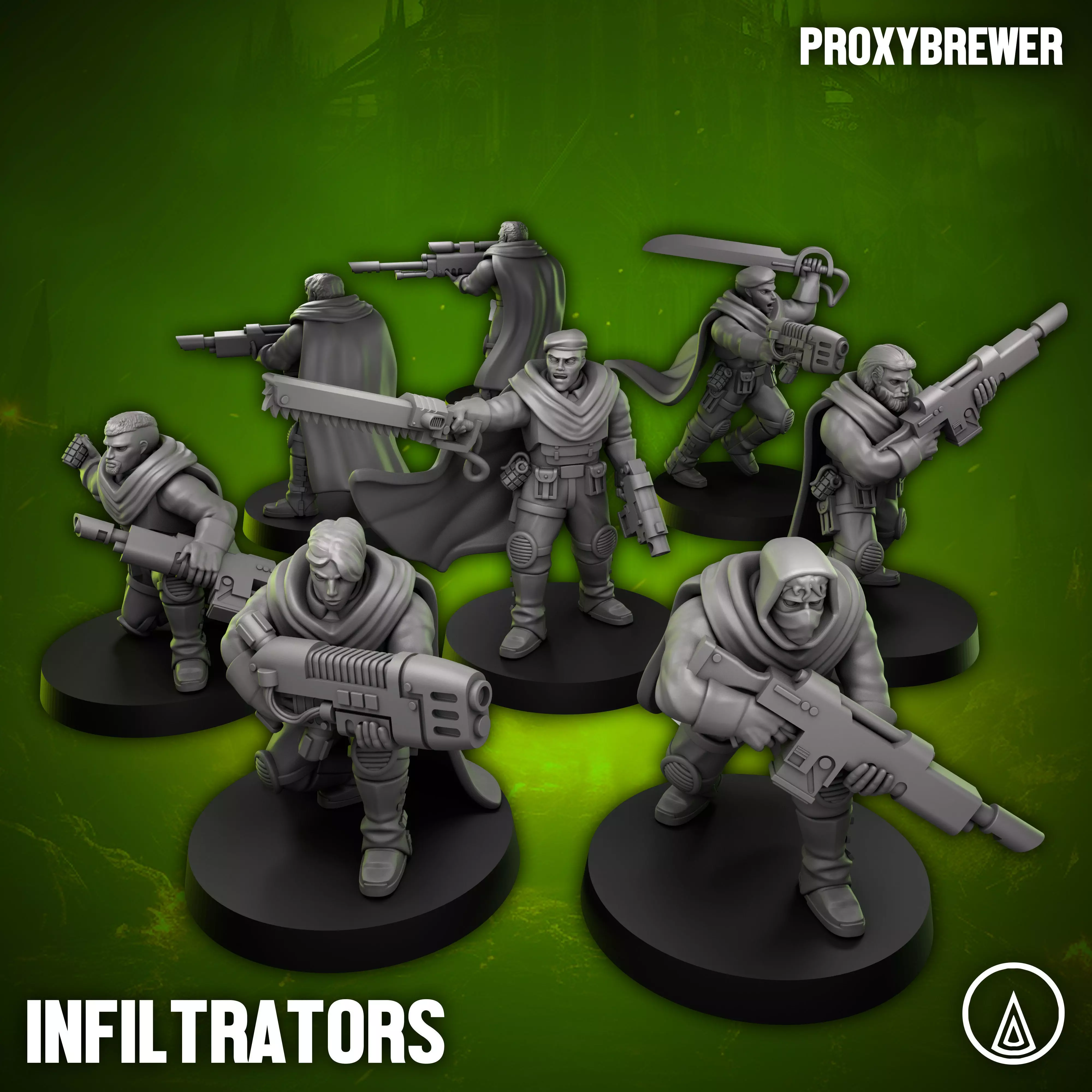 Infiltrators 3D print model_0