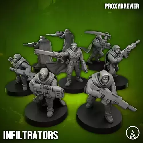 Infiltrators 3D print model
