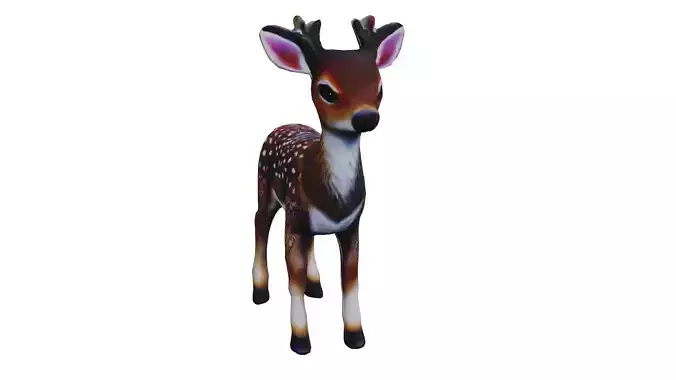 Little Deer low poly