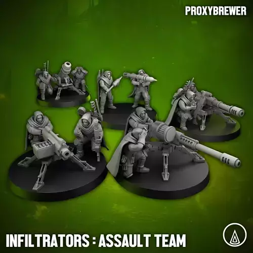 Infiltrators - Assault Team 3D print model
