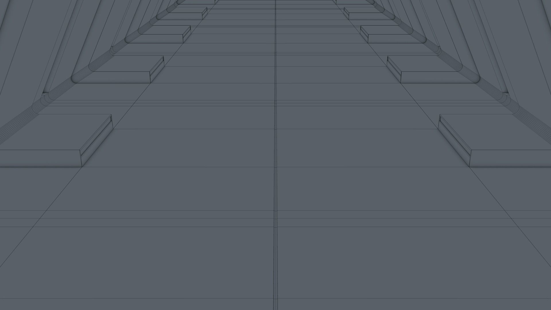 Sci Fi Warehouse Low-poly 3D model_35