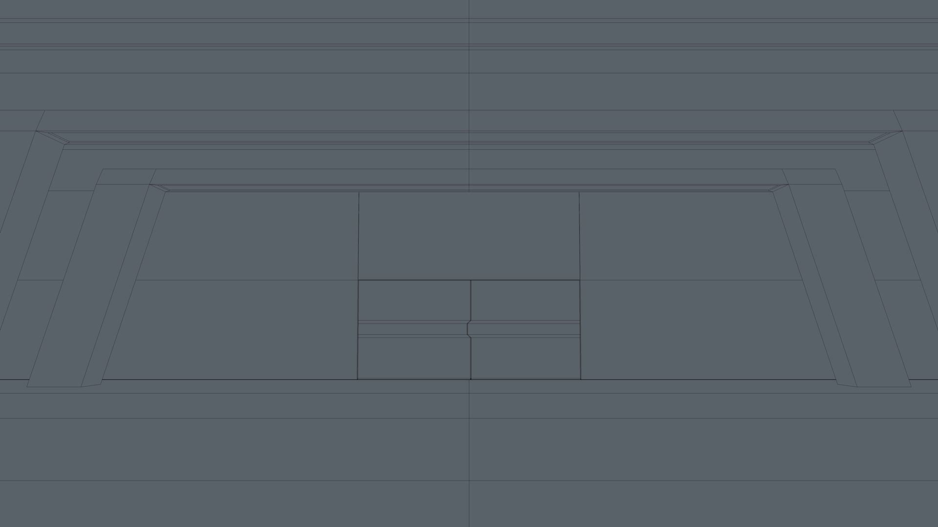 Sci Fi Warehouse Low-poly 3D model_19