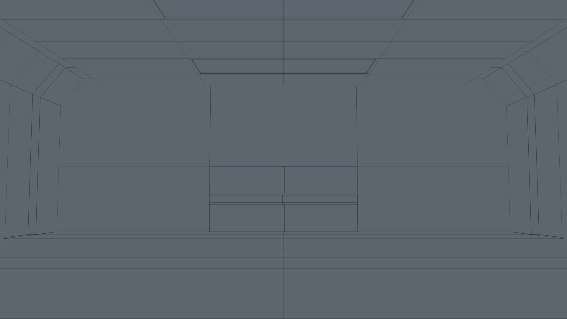 Sci Fi Warehouse Low-poly 3D model_20