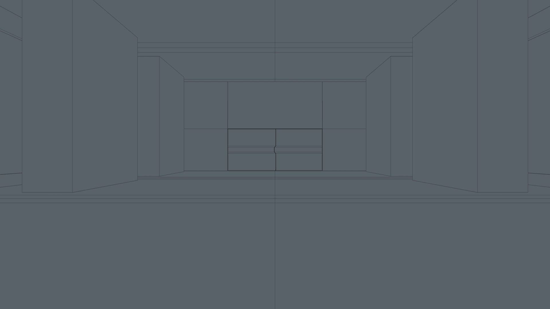 Sci Fi Warehouse Low-poly 3D model_34