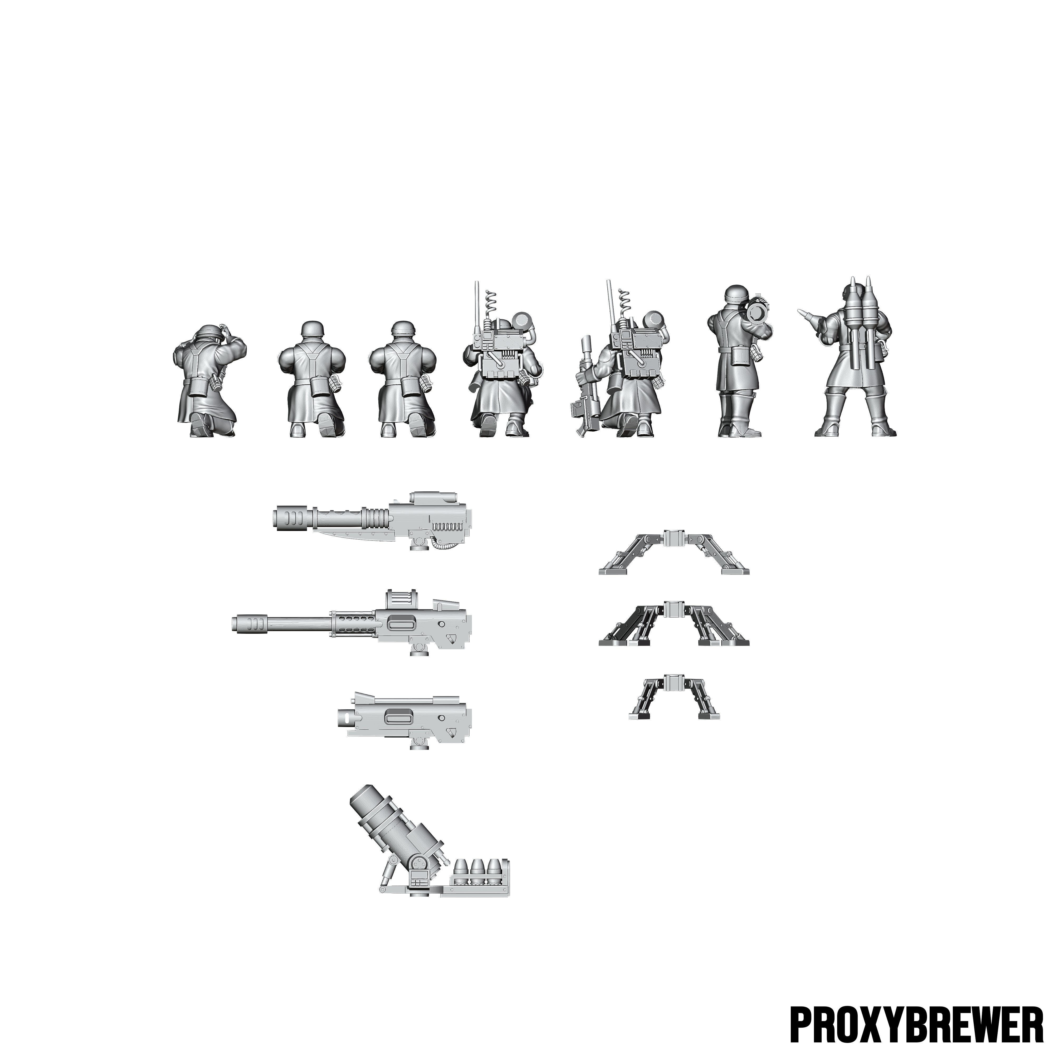 Deuterium Soldiers - Assault Team  3D print model_8