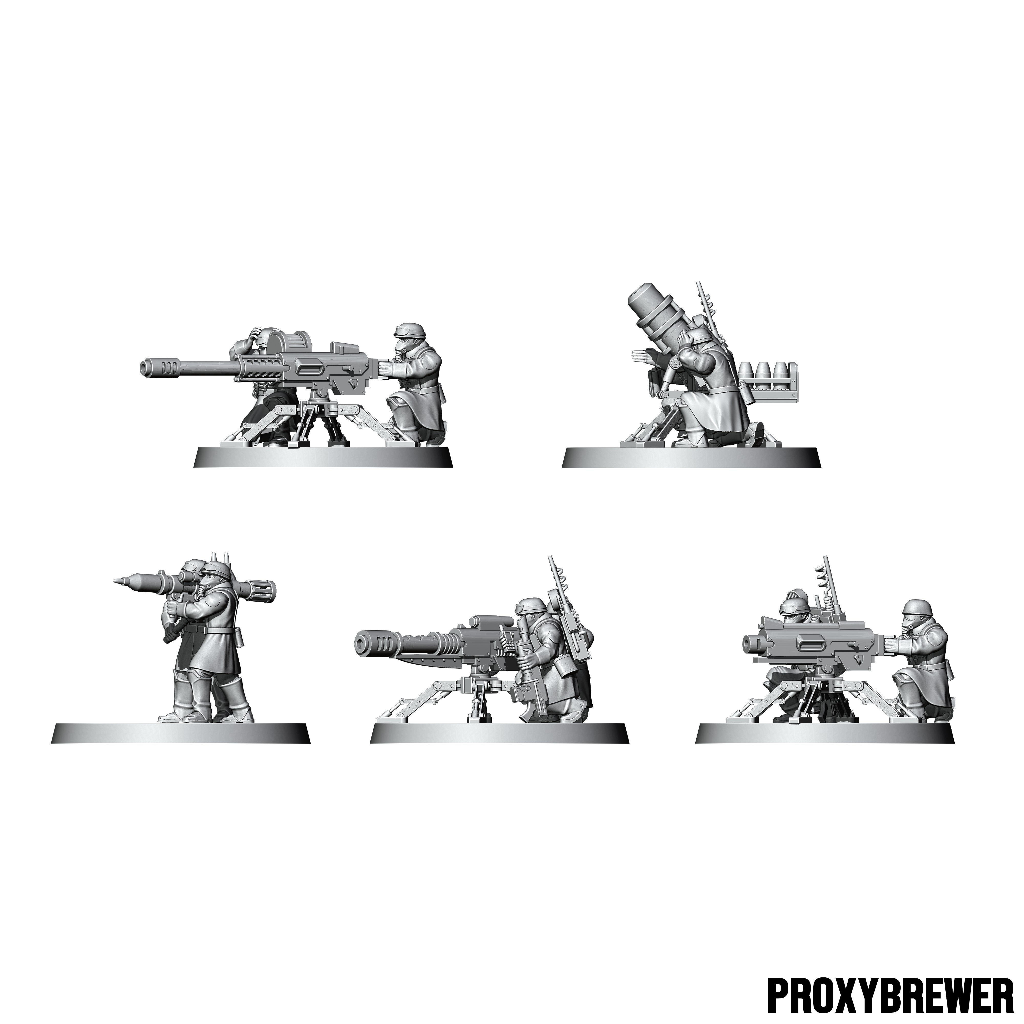 Deuterium Soldiers - Assault Team  3D print model_7